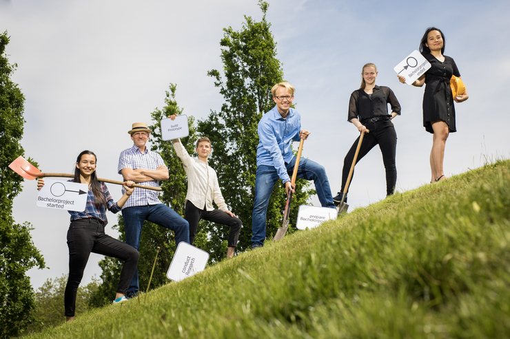 Das Bachelorprojekt-Team aus dem Fachgebiet "Business Process Technology" von Prof. Mathias Weske