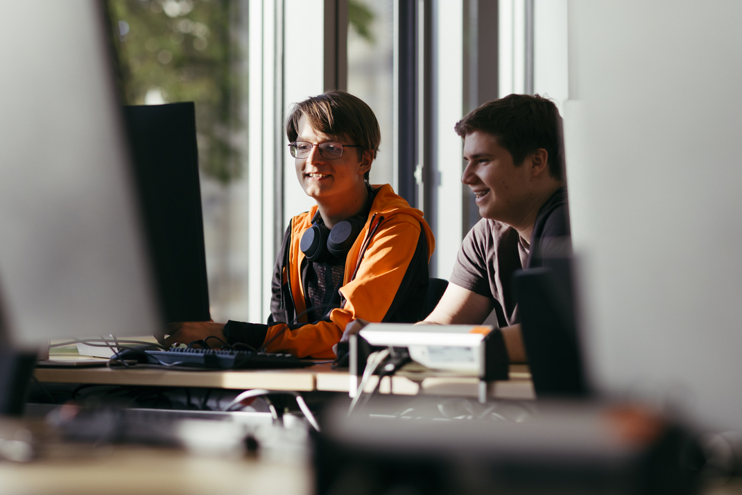 HPI Schülerkolleg Unterrichtsstunde "Deep Learning" bei Gruppe Grün (17:45-19:15 Uhr) am 28. April 2026, Hasso-Plattner-Institut, Potsdam, Deutschland, 28.04.2026, Foto: Nicole Krüger