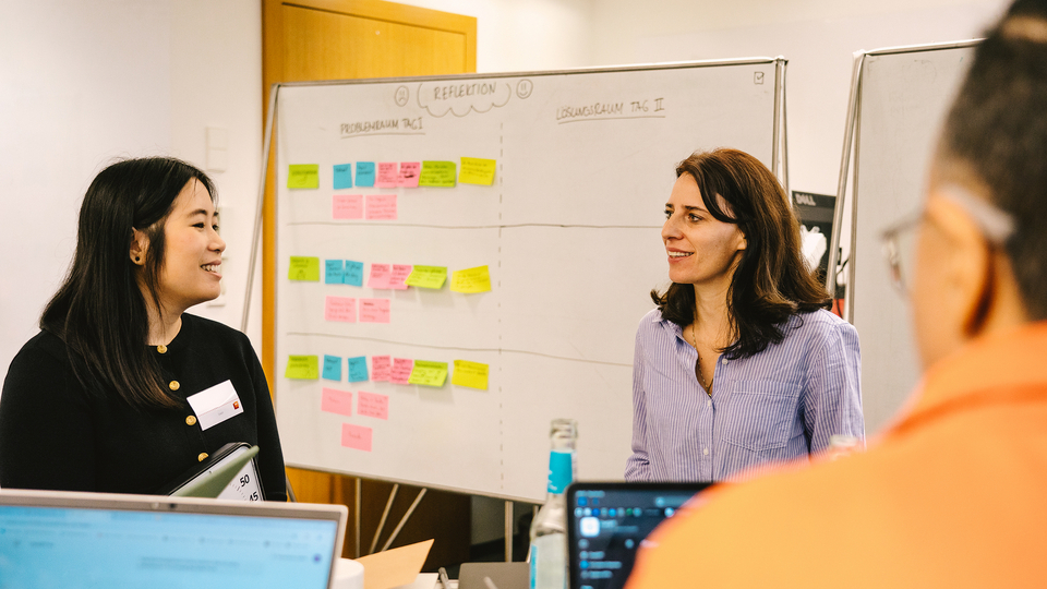 Workshop HPI d-school Design Thinking KI Innovation Projekte
