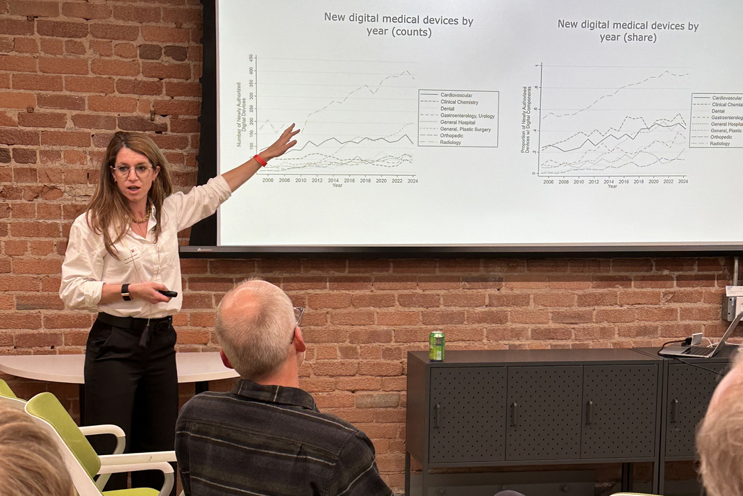 HPI Professor Ariel Dora Stern gives a lecture