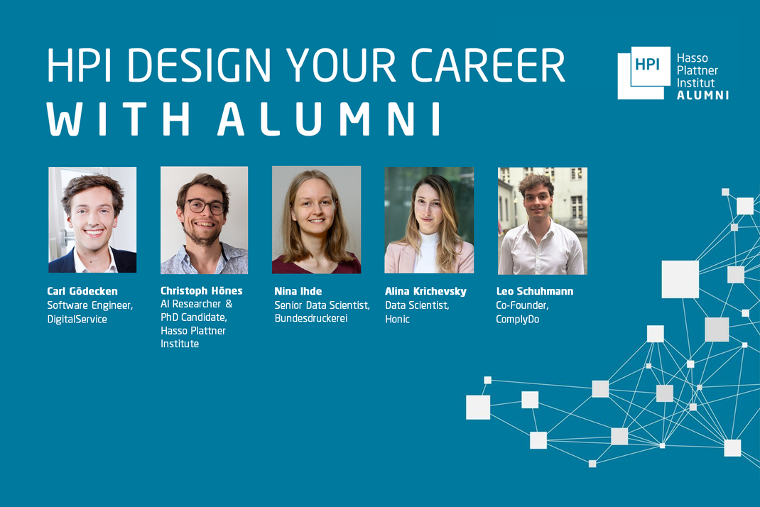 Speaker:innen: Carl Gödecken, Software Engineer, DigitalService; Christoph Hönes, AI Researcher / PhD Candidate, Hasso Plattner Institute; Nina Ihde, Senior Data Scientist & Project Lead, Bundesdruckerei; Alina Krichevsky, Data Scientist, Honic; Leo Schuhmann, Co-Founder, ComplyDo