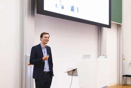 HPI Antrittsvorlesung von Prof. Dr. Niclas Böhmer, Head of Algorithmic Decision Making and Society, Hasso-Plattner-Institut, 16.10.25, Potsdam, Deutschland, Foto: Nicole Krüger