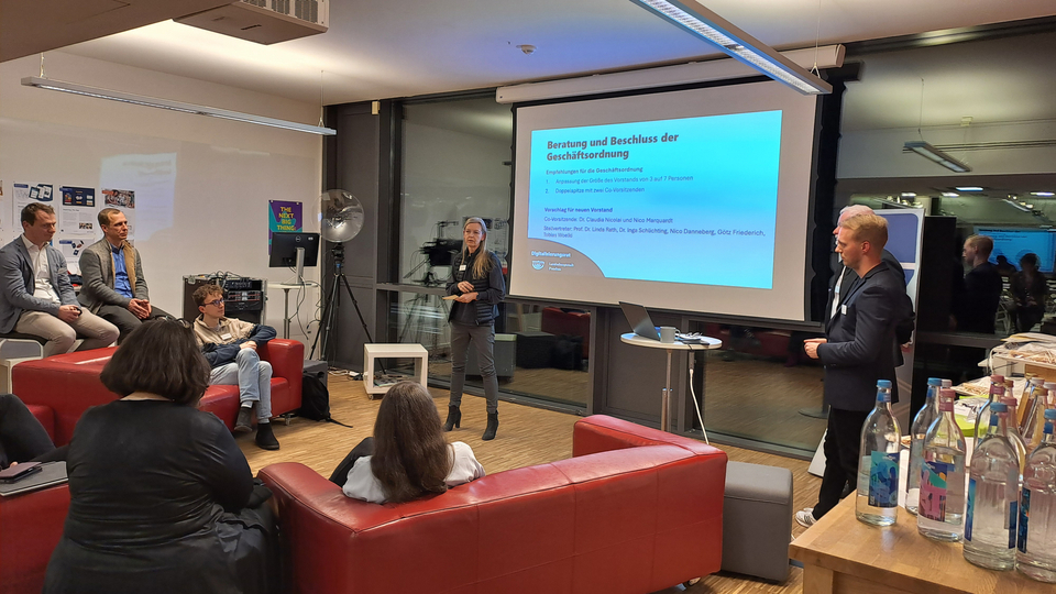 Kick-Off Digitalisierungsrat an der HPI d-school - Begrüssung durch Oberbürgermeisterin 
