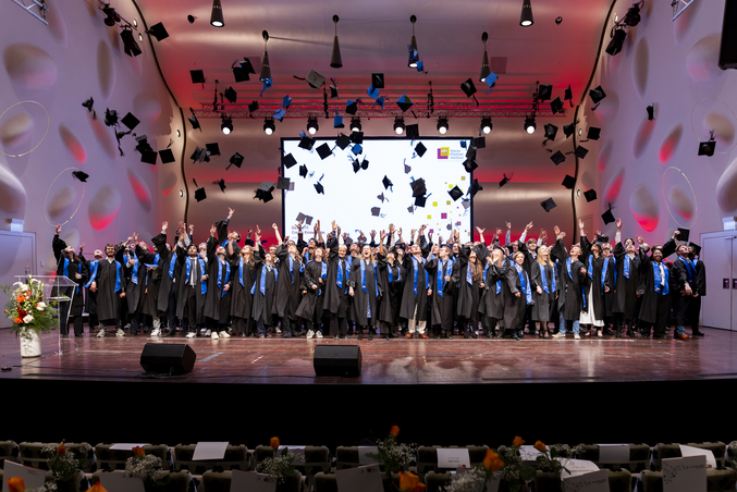 HPI Graduierungsfeier im Nikolaisaal Potsdam am 16.05.2025, Hasso-Plattner-Institut, Potsdam, Deutschland. Foto: HPI/Nicole Krüger