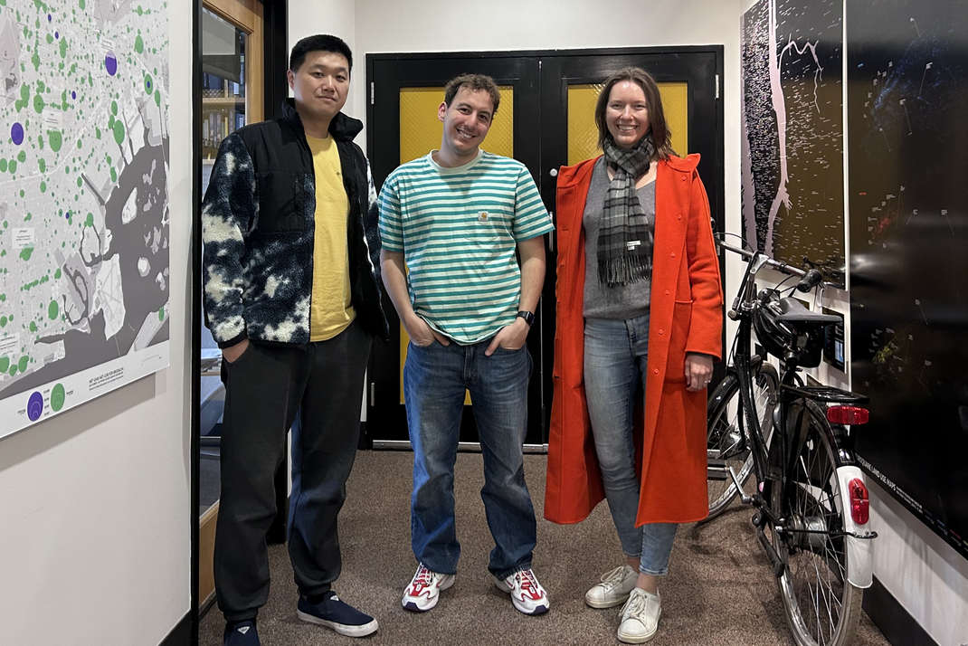 iu Liu, Marco Cipriano und Alexandra Kudaeva (v.l.n.r.)