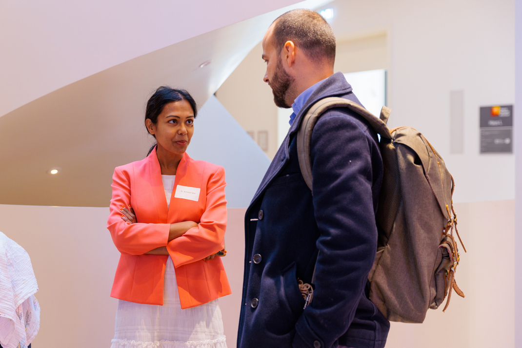 Forschende des HPI und MIT tauschen sich auf dem gemeinsamen Workshop am HPI miteinander aus