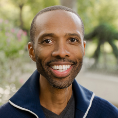 Portrait of Patient Advocate at NoStressMS, Damian Washington