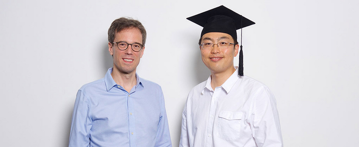 Prof. Naumann und Dr. Zhe Zuo