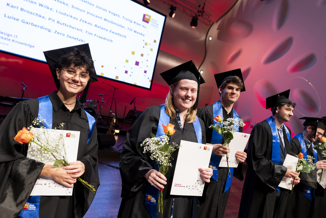 HPI Graduierungsfeier im Nikolaisaal Potsdam am 16.05.2025, Hasso-Plattner-Institut, Potsdam, Deutschland. Foto: HPI/Nicole Krüger