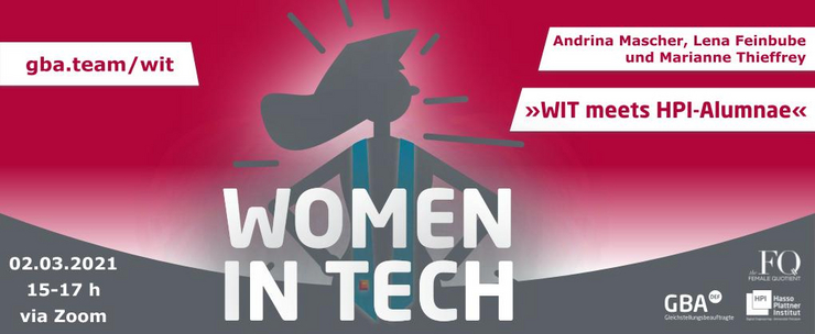 Women in Tech Talk 2021 am 02. März