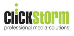 Logo clickstorm - professional media solutions