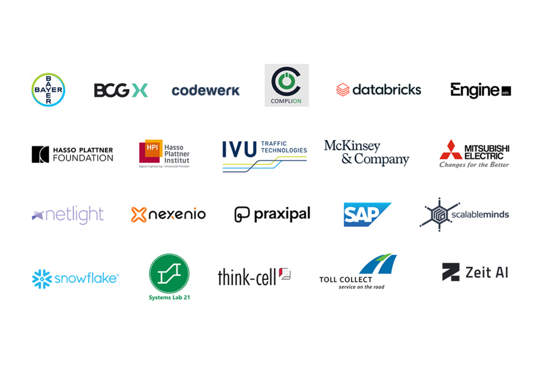 Logos of the companies exhibiting at the HPI Connect Fair 2026