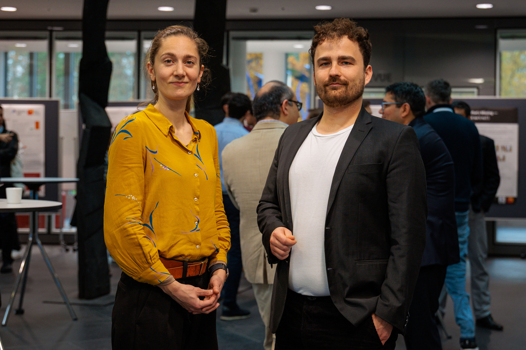 HPI researchers Dr. Henrike Heyne and Julian Wanner