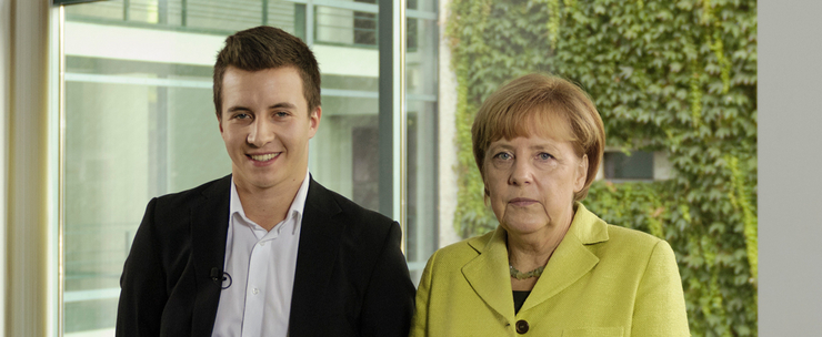 Bundeskanzlerin Merkel im IT-Gipfelblog