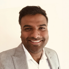 Portrait vom Cyber Security Growth Leader Europe & SSA der GE Vernova, Prasad Balasubramani