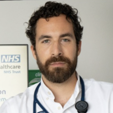 Portrait of the NIHR Academic Clinical Lecturer in Digital Health at the Imperial College London, Dr. Patrick Bächtiger