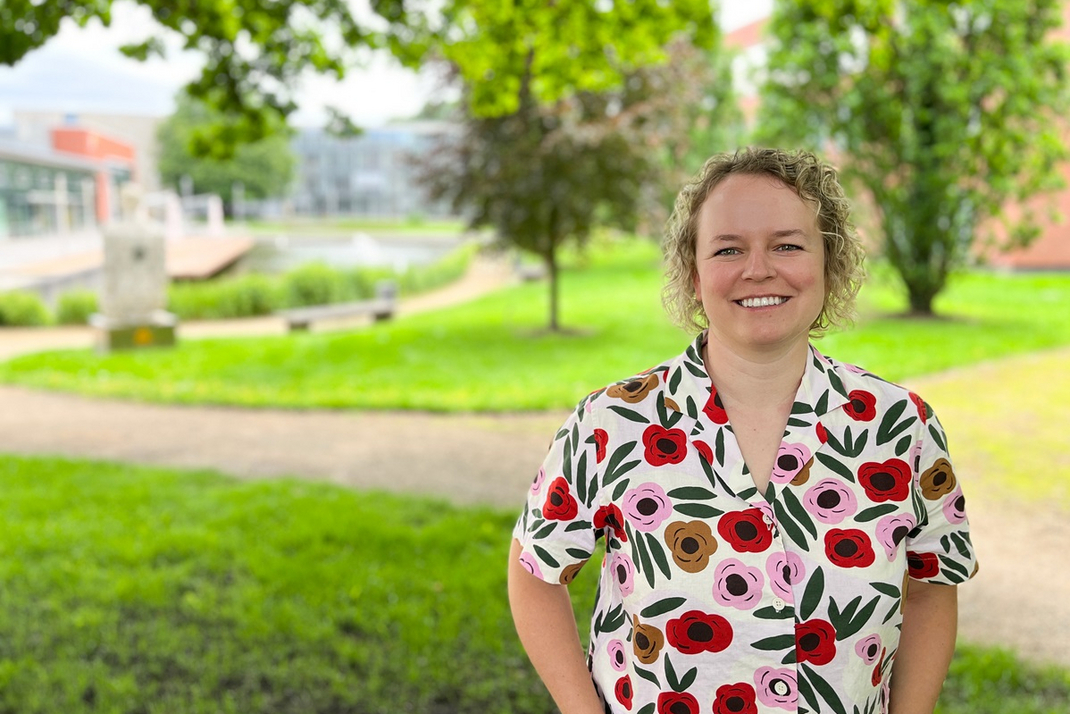 HPI Diversity Manager Oliwia Gust on the HPI campus