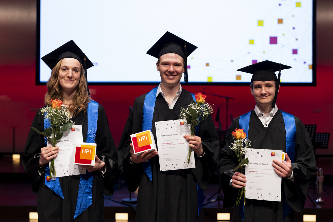 HPI Graduierungsfeier im Nikolaisaal Potsdam am 16.05.2025, Hasso-Plattner-Institut, Potsdam, Deutschland. Foto: HPI/Nicole Krüger