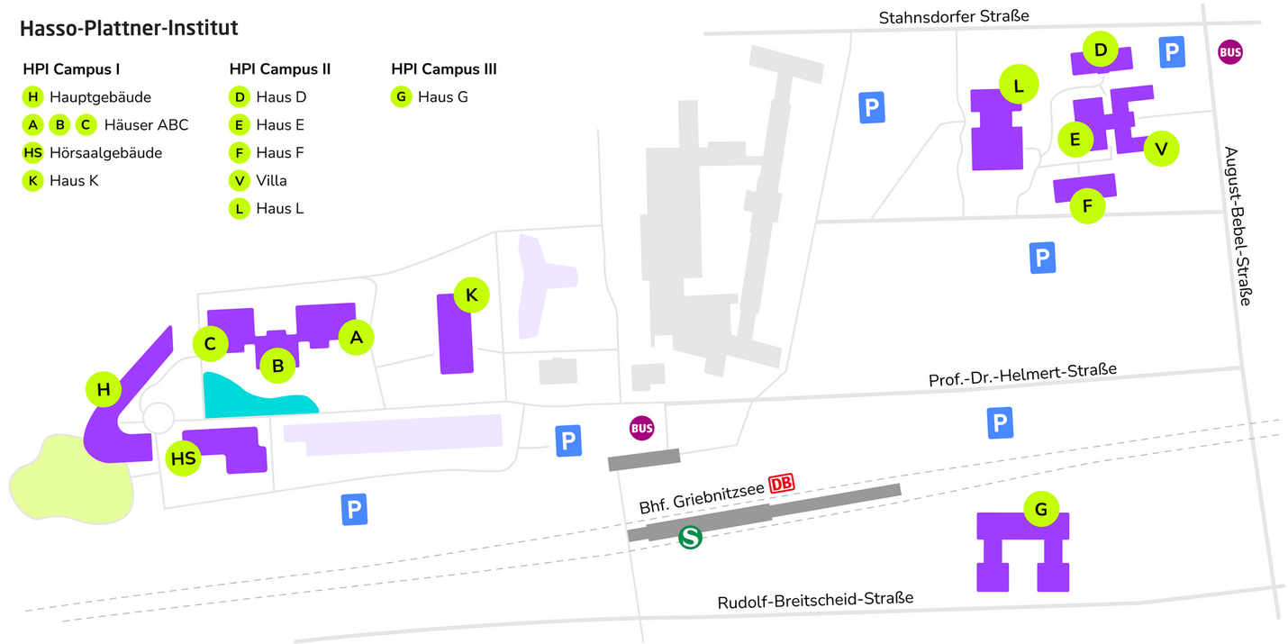 Lageplan HPI d-school