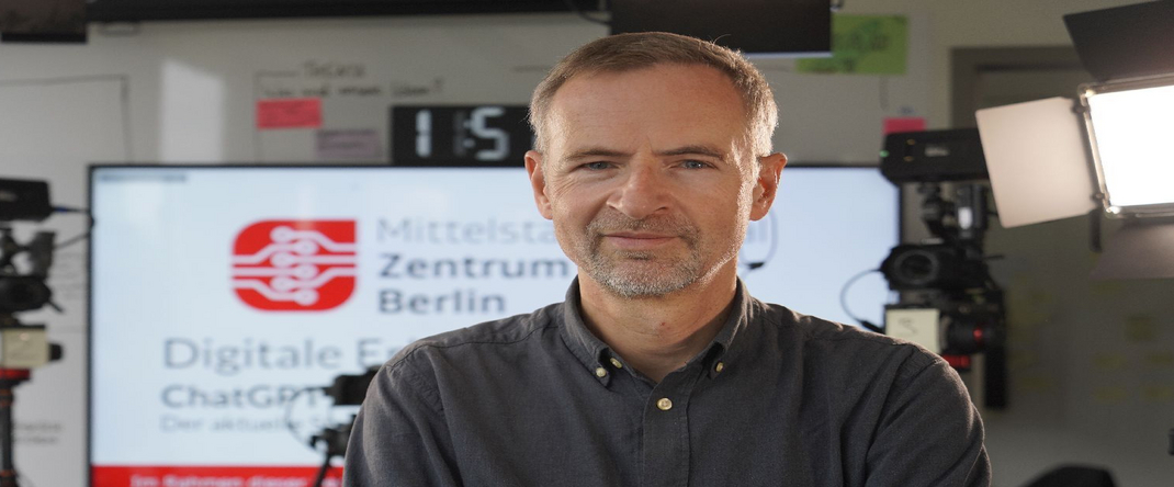Portraitfoto von Researcher MDZ Berlin Mittelstand-Digital Zentrum Berlin, Martin Thalmeier