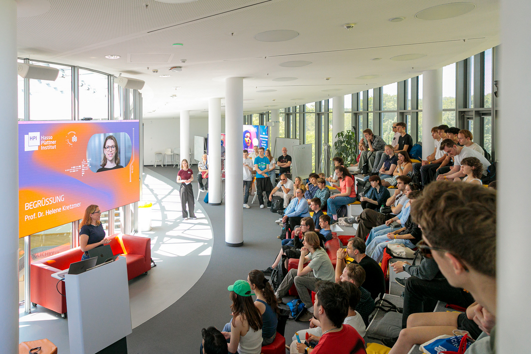 Fotos des Bachelorinfotages am HPI in Potsdam von Reinhardt & Sommer am 13.06.2025