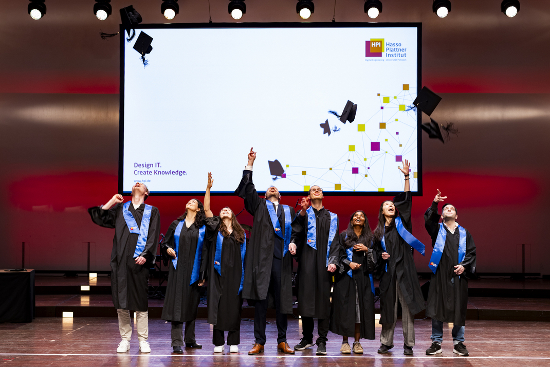 HPI Graduierungsfeier im Nikolaisaal Potsdam am 16.05.2025, Hasso-Plattner-Institut, Potsdam, Deutschland. Foto: HPI/Nicole Krüger