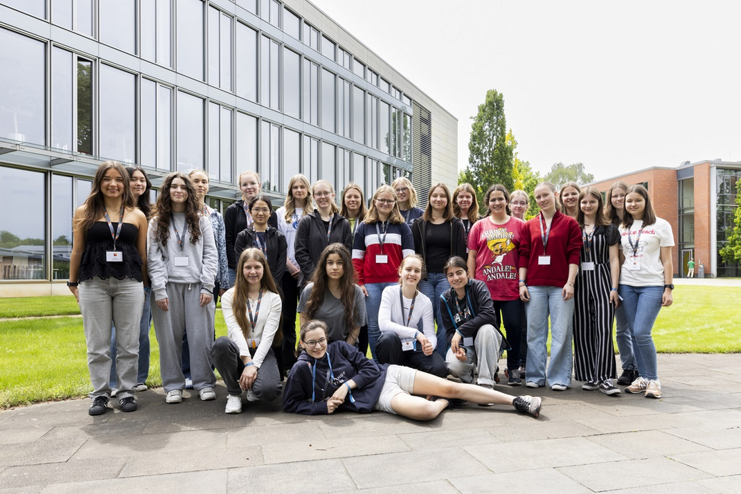 Gruppenfoto des girls@BwInf Camp