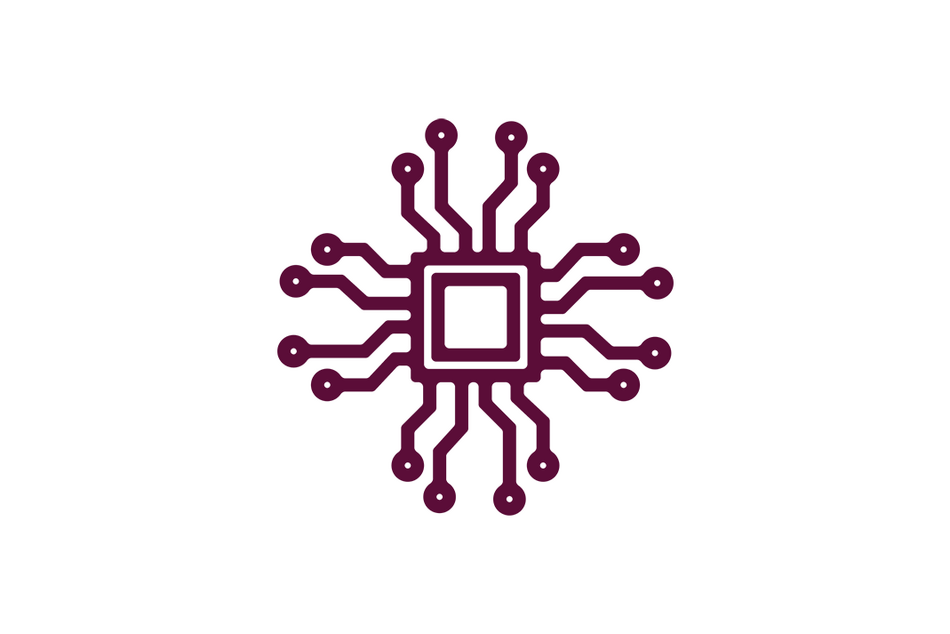 Icon of a micro chip