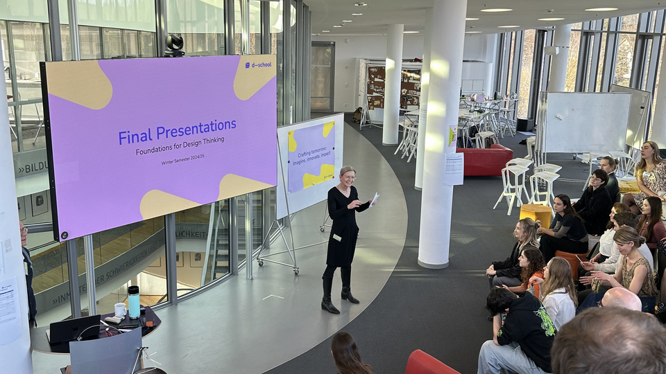 Final Presentations Foundations for Design Thinking winter semester 2024/25