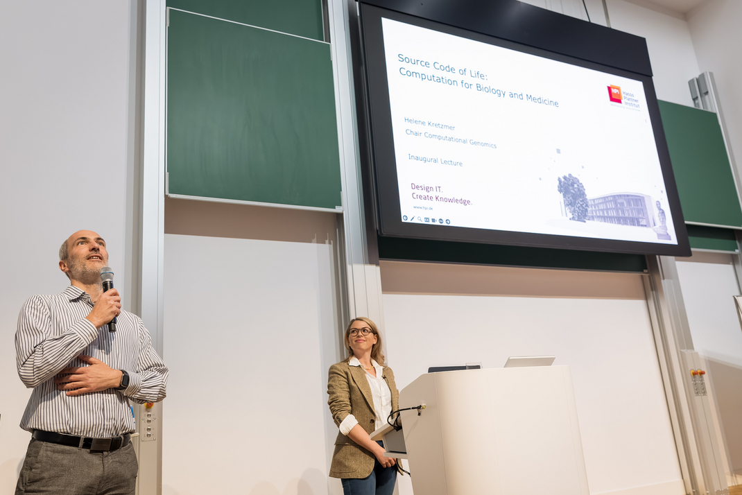 HPI , Antrittsvorlesung Prof. Dr. Helene Kretzmer, Fachgebiet Computational Genomics
