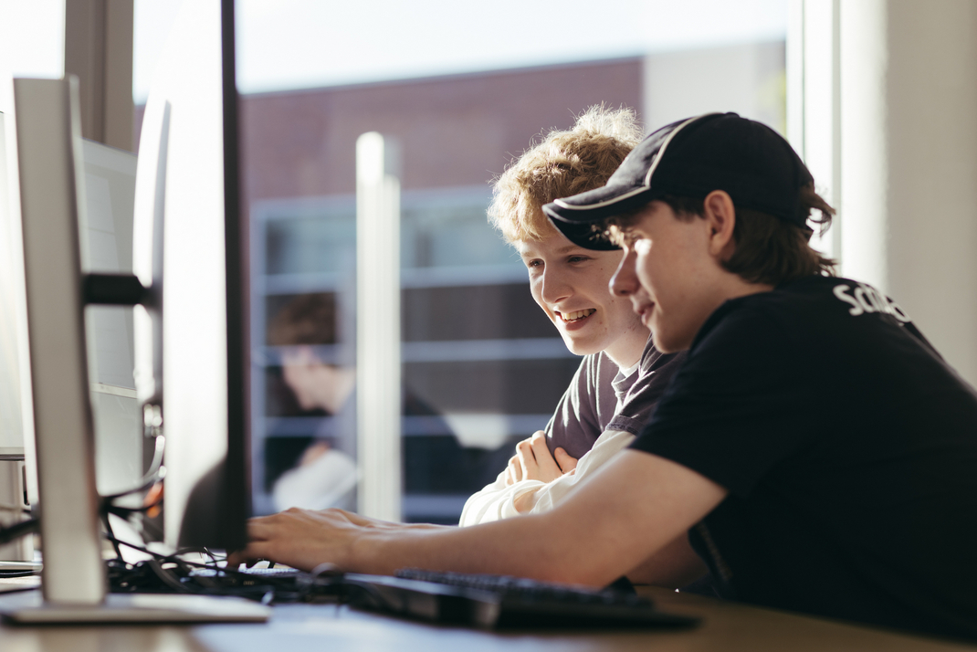 HPI Schülerkolleg Unterrichtsstunde "Deep Learning" bei Gruppe Grün (17:45-19:15 Uhr) am 28. April 2026, Hasso-Plattner-Institut, Potsdam, Deutschland, 28.04.2026, Foto: Nicole Krüger