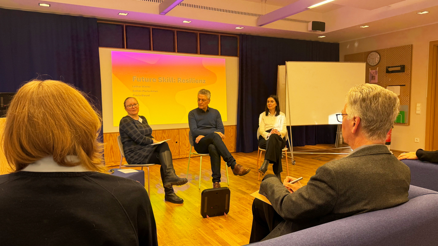 Workshop Future Skill Resilience Flavia Bleuel, Prof. Dr. Lothar Wieler, Esther-Maria Antao