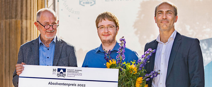 HPI-Absolvent Hans Gawendowicz erhält Absolventenpreis 2022 der Uni Potsdam