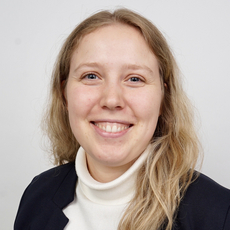 Portrait of HPI-PhD student in the Department of Digital Health, Economics and Policy, Pauline Gieseler