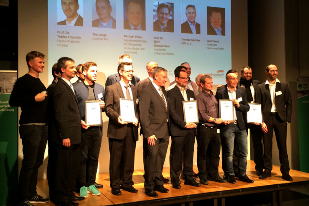 Deep Tech Award Winner on stage
