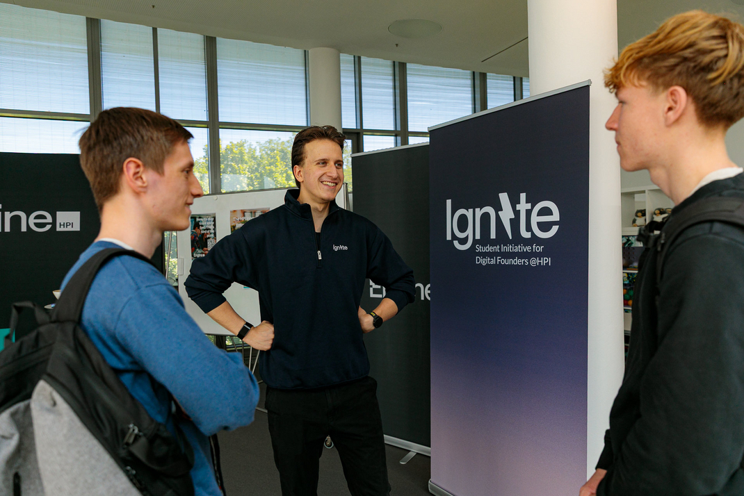 Fotos des Bachelorinfotages am HPI in Potsdam von Reinhardt & Sommer am 13.06.2025