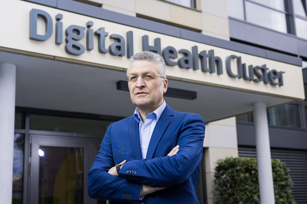 Prof. Lothar Wieler vor HPI Digital Health Cluster