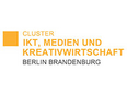 Logo of the Cluster ITK, Medien und Kreativwitschaft Berlin Brandenburg / Media and Creative Industries Berlin Brandenburg