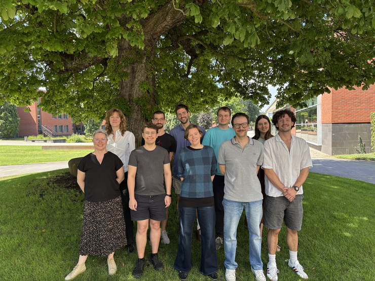 Group picture with Prof. Manuel Barbosa, Dr. Shai Levin and Jan Bobolz